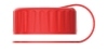 Garyline® Mountaineer Tritan® Bottle with Tethered Lid - 36 oz. - Red lid